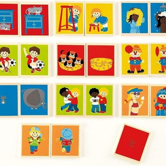 New in Box Hape Converse Wooden Match Opposites Educational Game - Picture 4 of 9